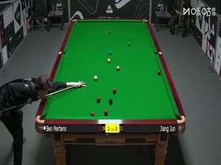 斯诺克英锦赛资格赛第二轮112进80本·默滕斯5-6江俊20251124