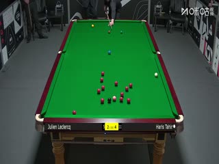 斯诺克英锦赛资格赛第二轮112进80朱利安·勒克莱6-5哈里斯·塔希尔20251124