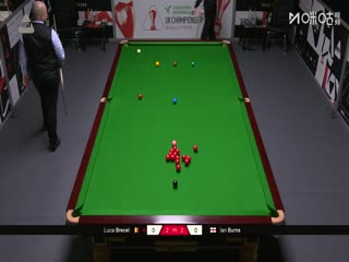 斯诺克英锦赛资格赛第三轮80进48卢卡·布雷切尔3-6伊安·伯恩斯20251125