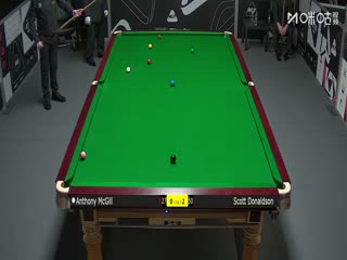 斯诺克英锦赛资格赛第三轮80进48安东尼·麦克吉尔1-6斯科特·唐纳森20251125