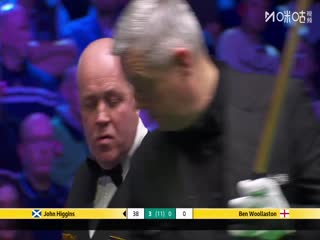 斯诺克英锦赛正赛32进16轮次约翰·希金斯6-2本·沃拉斯顿（朱蒙）20251130