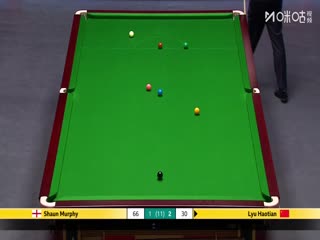 斯诺克英锦赛正赛32进16轮次肖恩·墨菲6-2吕昊天（朱峰立）20251130