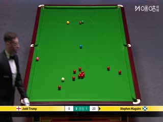 斯诺克英锦赛正赛32进16轮次贾德·特鲁姆普6-4斯蒂芬·马奎尔20251129
