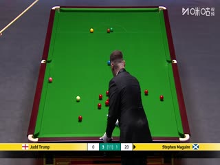 斯诺克英锦赛正赛32进16轮次贾德·特鲁姆普6-4斯蒂芬·马奎尔（朱峰立）20251129