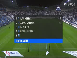 法甲联赛巴黎FCVS欧塞尔20251130