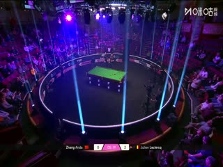 斯诺克单局限时赛128进64张安达25-32朱利安·勒克莱20251210