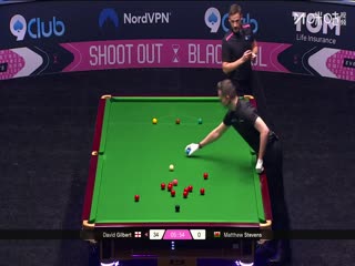 斯诺克单局限时赛128进64大卫·吉尔伯特134-0马修·史蒂文斯20251211