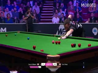 斯诺克单局限时赛32进16大卫·吉尔伯特35-53汤姆·福德（朱峰立）20251213