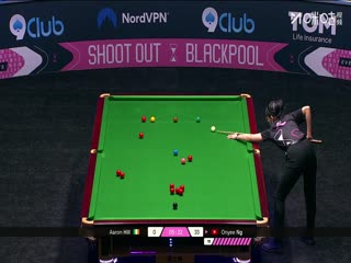 斯诺克单局限时赛64进32亚伦·希尔45-51吴安仪20251213