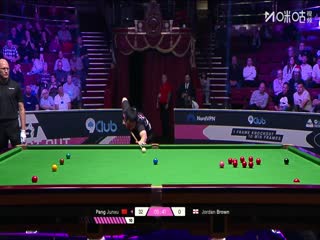 斯诺克单局限时赛64进32庞俊旭43-7乔丹·布朗（乔迁）20251212