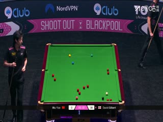 斯诺克单局限时赛64进32大卫·吉尔伯特47-42吴宜泽（乔迁）20251212
