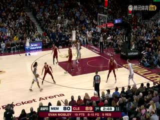 NBA常规赛灰熊VS骑士20250224