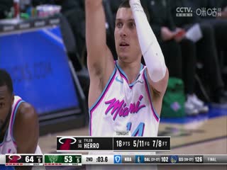 NBA常规赛热火VS雄鹿20250224