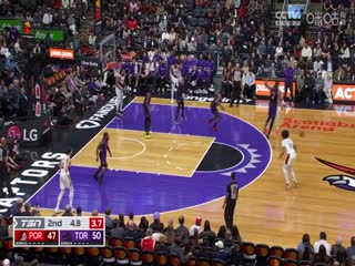 NBA常规赛开拓者VS猛龙20250404