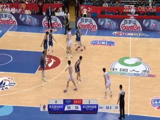 CBA季后赛12进8青岛国信制药VS浙江稠州金租20250404