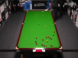 2025斯诺克北爱尔兰公开赛资格赛第一轮山姆·克雷吉4-1乔·康诺利20250905