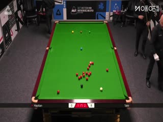 2025斯诺克北爱尔兰公开赛资格赛第二轮吕昊天3-4哈里斯·塔希尔（秦正）20250907