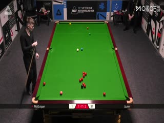 2025斯诺克北爱尔兰公开赛资格赛第一轮罗比·麦圭根3-4弗盖尔·奎因20250905