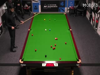 2025斯诺克北爱尔兰公开赛资格赛第二轮吕昊天3-4哈里斯·塔希尔20250907