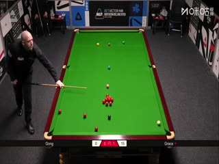2025斯诺克北爱尔兰公开赛资格赛第二轮巩晨智0-4大卫·格雷斯20250907