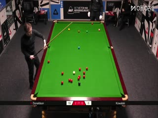 2025斯诺克北爱尔兰公开赛资格赛第二轮斯科特·唐纳森4-2安东尼·科瓦尔斯基20250907