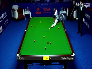 2025斯诺克武汉公开赛16进8斯佳辉5-2斯蒂芬·马奎尔20250827