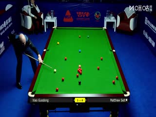 2025斯诺克武汉公开赛16进8肖国栋5-2马修·塞尔特20250827