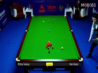 2025斯诺克武汉公开赛32进16周跃龙1-5斯坦·穆迪20250826