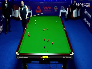 2025斯诺克武汉公开赛64进32侯赛因·瓦菲5-1本·默滕斯20250825