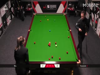 斯诺克西安大奖赛资格赛（128进64轮次）吴宜泽5-4弗洛里安·努斯勒（朱峰立）20250901