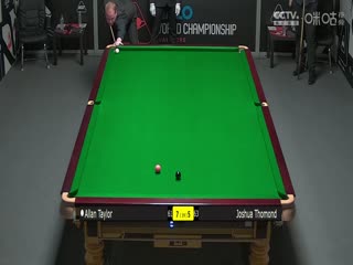 斯诺克世锦赛资格赛128进96艾伦·泰勒10-7约书亚·索蒙德（第二阶段）20250408