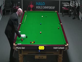 斯诺克世锦赛资格赛128进96阿卡尼·宋沙瓦10-3克雷什·古尔巴克萨尼（第二阶段）20250408