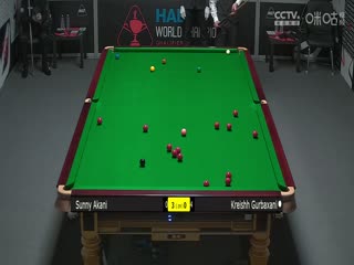 斯诺克世锦赛资格赛128进96阿卡尼·宋沙瓦5-2克雷什·古尔巴克萨尼（第一阶段）20250407