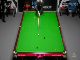 斯诺克世锦赛资格赛128进96本·米尔滕斯6-2丹尼尔·沃莫斯利（第一阶段）20250407