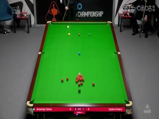 斯诺克世锦赛资格赛128进96阿特米吉斯·齐津斯4-10迪伦·埃默里（第二阶段）20250407