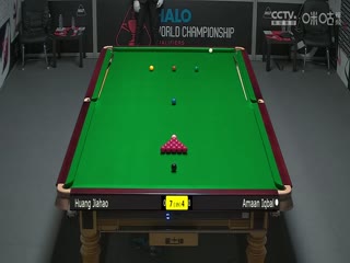 斯诺克世锦赛资格赛128进96黄佳浩10-4阿曼·伊克巴尔（第二阶段）20250407