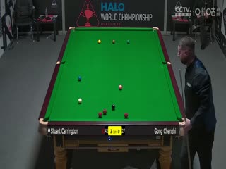 斯诺克世锦赛资格赛128进96及96进64斯图尔特·卡灵顿4-4巩晨智（第一阶段）20250409
