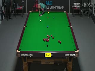 斯诺克世锦赛资格赛128进96罗比·麦奎根10-6哈特姆·亚辛（第二阶段）20250408