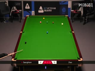 2025斯诺克英格兰公开赛诺鹏·桑卡姆2-4赵翰洋20250913
