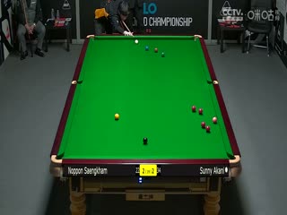 斯诺克世锦赛资格赛64进32诺鹏·桑卡姆3-5阿卡尼·宋沙瓦（第一阶段）20250413