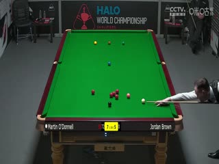 斯诺克世锦赛资格赛64进32马丁·奥德奈尔10-8乔丹·布朗（第二阶段）20250413