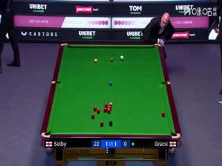 2025斯诺克英国公开赛第1轮大卫·格雷斯1-4马克·塞尔比20250922