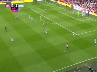 英超联赛布伦特福德VS曼城20251005