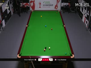 斯诺克英锦赛资格赛史蒂文·霍尔沃斯6-1克雷克·斯特德曼20251122