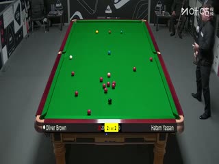斯诺克英锦赛资格赛哈特姆·亚辛5-4奥利弗·布朗（一）20251122
