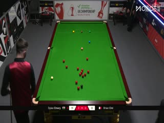 斯诺克英锦赛资格赛迪伦·埃默里6-1布莱恩·西尼20251122