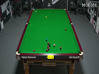 斯诺克英锦赛资格赛马特乌斯·巴拉诺夫斯基5-4萨希尔·纳亚尔（一）20251122