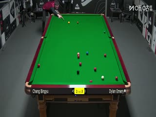 斯诺克英锦赛资格赛第二轮112进80常冰玉6-4迪伦·埃莫里20251123
