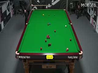 斯诺克英锦赛资格赛第二轮112进80米歇尔·曼恩6-3黄佳浩20251123