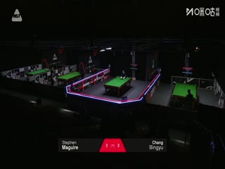 斯诺克英锦赛资格赛第三轮80进48斯蒂芬·马奎尔6-5常冰玉20251125